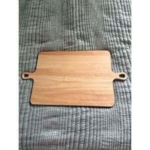 Hearth & Hand Farmhouse Style-Large Double Handle Wood Serve Board Natural